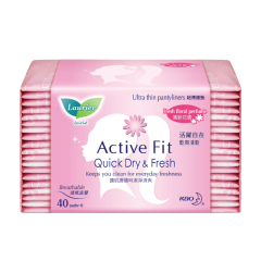 Băng vệ sinh Laurier Active Fit hương hoa 40 miếng chính hãng