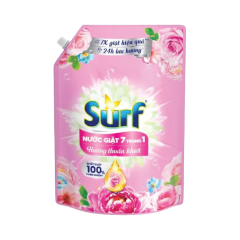 Nước giặt Surf 7 in 1 hương thuần khiết túi 2.5kg chính hãng