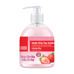 Nước rửa tay dưỡng ẩm GO! hương dâu 500ml chính hãng