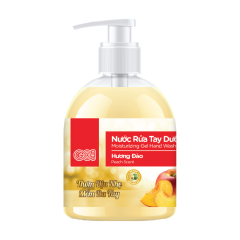 Nước rửa tay dưỡng ẩm GO! hương đào 500ml chính hãng