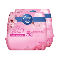 Lô 2 sáp thơm Pure Air hương hoa anh đào 180g chính hãng