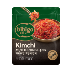 Kim chi mực thượng hạng Bibigo gói 55g chính hãng