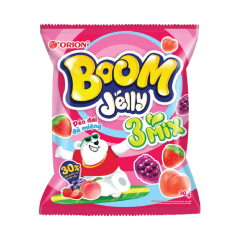 Kẹo dẻo Boom mix 3 vị 90g chính hãng