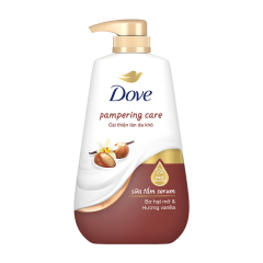 Sữa tắm serum Dove bơ hạt mỡ & vanilla 500g chính hãng