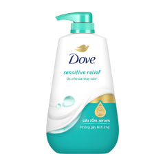 Sữa tắm serum Dove dành cho da nhạy cảm 500g chính hãng