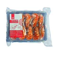 Tôm sú hấp đông lạnh GO! (size 41-50 con) 250g chính hãng | Siêu Thị GO!– Thực phẩm giá tốt
