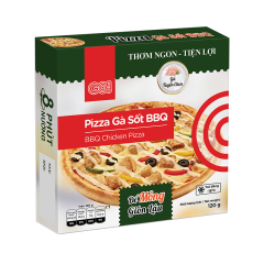 Pizza gà xốt BBQ GO! 120g chính hãng
