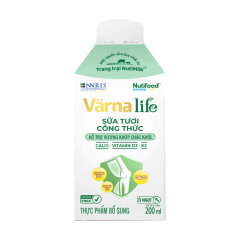 Sữa tươi công thức Varna Life hộp xanh 200ml chính hãng | Siêu Thị GO!– Thực phẩm giá tốt
