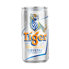 Bia Tiger bạc lon 250ml chính hãng