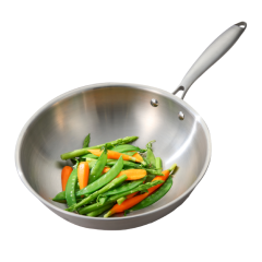 Chảo xào inox nguyên khối Omi Gourmet 28cm chính hãng | Siêu Thị GO!– Thực phẩm giá tốt