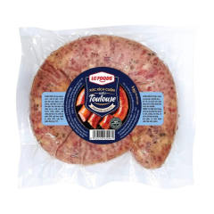 Xúc xích cuộn kiểu Toulouse LC Foods 250g chính hãng