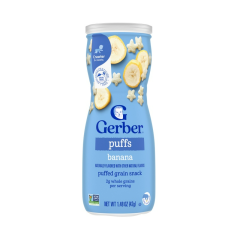 Bánh ăn dặm Gerber Puffs vị chuối 42g chính hãng