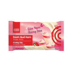 Bánh quế hương dâu GO! 120g chính hãng