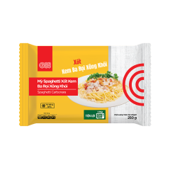 Mỳ spaghetti xốt kem ba rọi xông khói GO! 250g chính hãng
