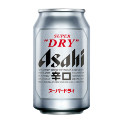 Bia Asahi Super Dry lon 330ml chính hãng