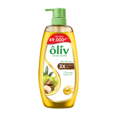 Dầu tắm Ôliv dưỡng ẩm sáng da chai 1 lít chính hãng