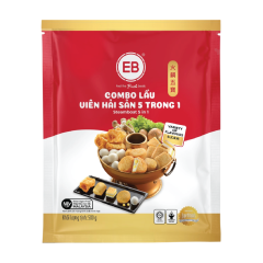 Combo viên thả lẩu 5 trong 1 EB gói 500g chính hãng