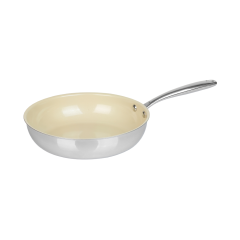 Chảo inox 3 lớp men gốm Green Cook GCP235-20IH 20cm chính hãng