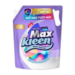 Nước giặt xả MaxKleen giữ màu tươi mới túi 3kg chính hãng