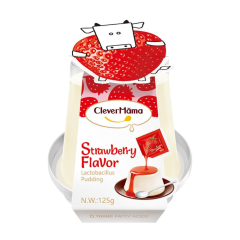 Thạch pudding Clever Mama mứt dâu 125g chính hãng
