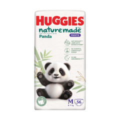 Tã quần Huggies Naturemade Panda size M 56 miếng chính hãng