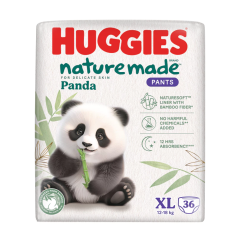 Tã quần Huggies Naturemade Panda size XL 36 miếng chính hãng
