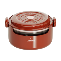 Hộp cơm thủy tinh La Fonte tròn 800ml chính hãng