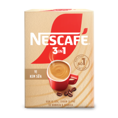 Cà phê Nescafe 3in1 kem sữa hộp 20 gói x 16g chính hãng