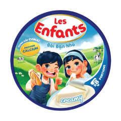 Phô mai Les Enfants 8 miếng hộp 112g chính hãng | Siêu Thị GO!– Thực phẩm giá tốt