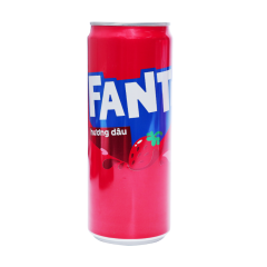 Nước ngọt Fanta dâu lon 320ml chính hãng