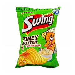 Snack Swing vị mật ong bơ tỏi gói 78g chính hãng