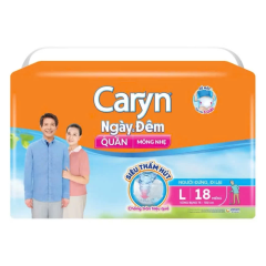 Tã quần Caryn ngày và đêm size L18 chính hãng