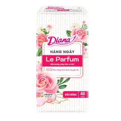 Băng vệ sinh Diana hằng ngày Le Parfum hương hồng 40m chính hãng