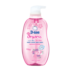 Tắm gội em bé D-nee hoa anh đào 800ml chính hãng