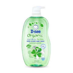 Tắm gội em bé D-nee rau má chai 800ml chính hãng