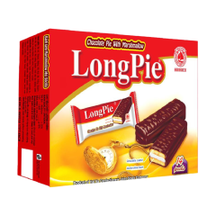 Bánh kem marshmallow phủ socola LongPie hộp 252g chính hãng