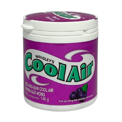 Kẹo gum Cool Air hương quả mọng hủ 131.4g chính hãng