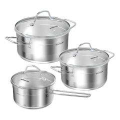 Bộ nồi inox 5 đáy Sunhouse SHG669 chính hãng