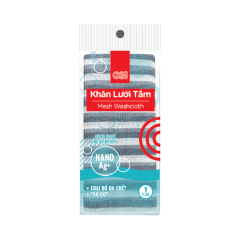 Khăn lưới tắm GO! 2 sọc chính hãng