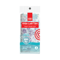 Khăn lưới tắm GO! hình hoa chính hãng