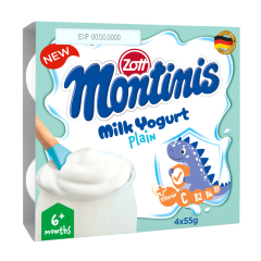 Lô 4 sữa chua ăn Zott Montinis vị nguyên bản hộp 55g chính hãng | Siêu Thị GO!– Thực phẩm giá tốt