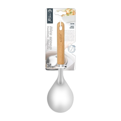 Vá canh inox cán gỗ Eotia 26x4x7.8cm chính hãng