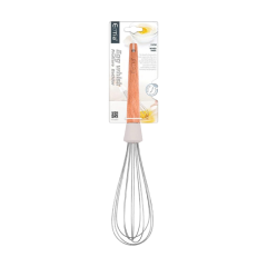 Cây đánh trứng inox cán gỗ Eotia 31x5x5.5cm chính hãng