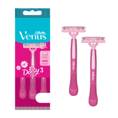 Dao cạo Gillette Venus Daisy 3 gói 2 cây chính hãng