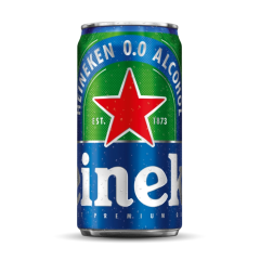 Thức uống đại mạch Heineken 0.0 lon 250ml chính hãng