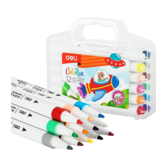 Bút marker EC18912 hộp 12 màu chính hãng