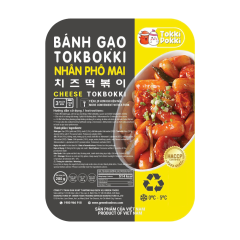 Bánh gạo Tokbokki Green Foods nhân phô mai 280g chính hãng