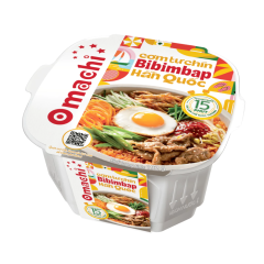 Cơm tự chín Omachi vị bibimbap Hàn Quốc 192g chính hãng