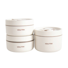 Hộp đựng cơm Kims Cook BL241012 M3 màu kem chính hãng