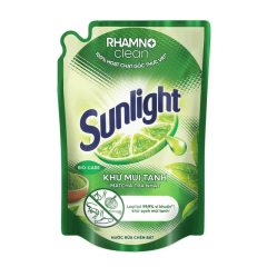 Nước rửa chén Sunlight trà xanh túi 2kg chính hãng